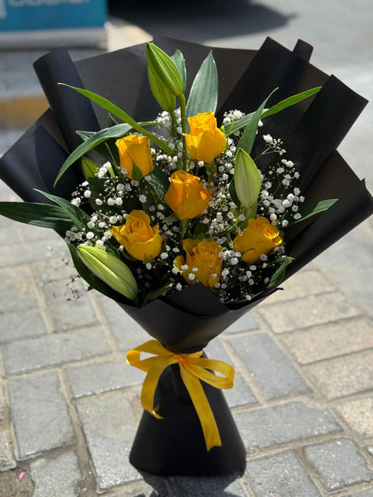 Yellow Roses Bouquet