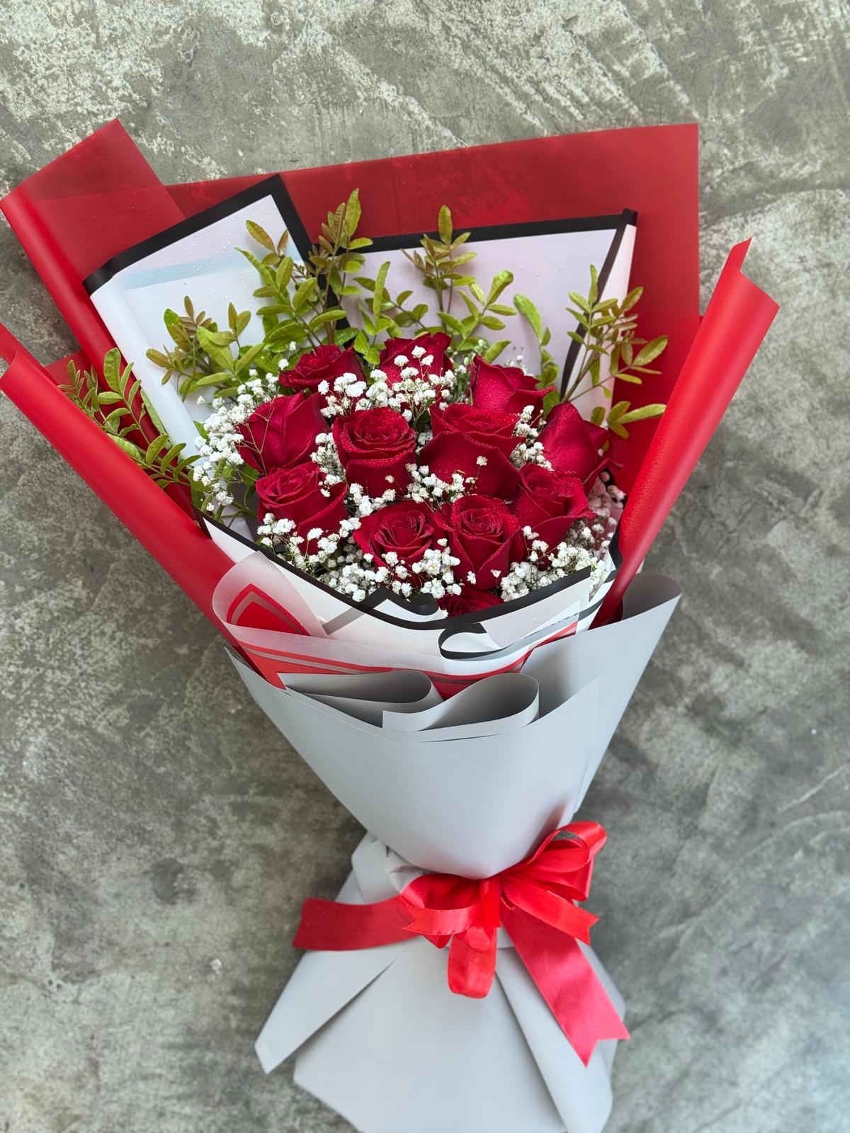 Gentle Red Bouquet