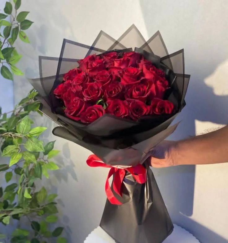 Red rose bouquet