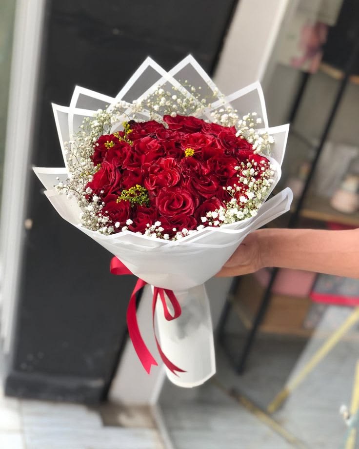 Red rose bouquet