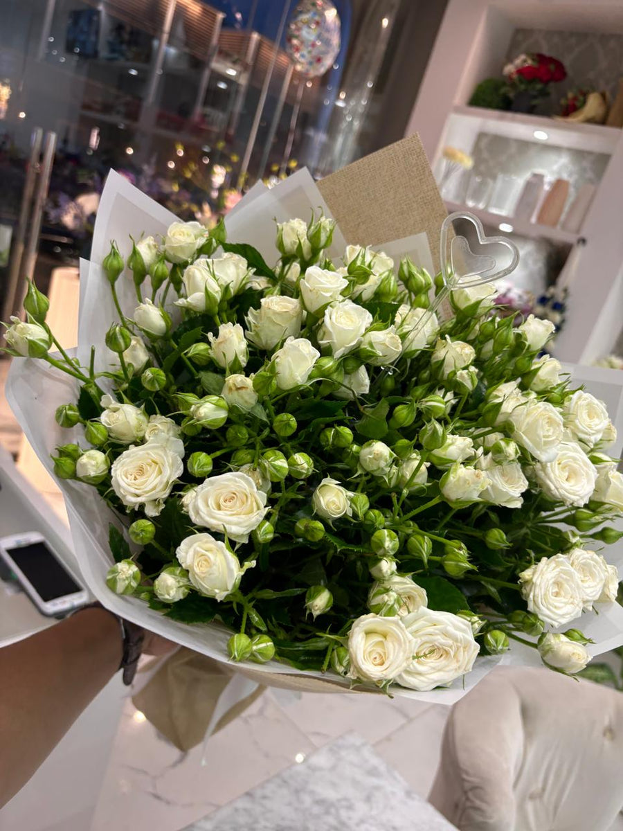 White baby rose